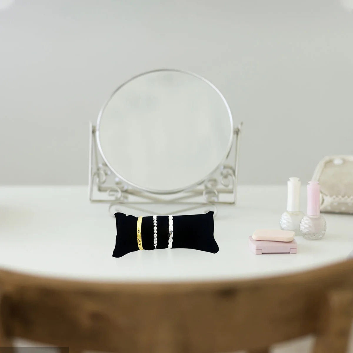 3pcs Watch Pillow Long Durable Jewelry Display Stand For Bracelet Bangle Holder Home Store Trade Show Table Accessory