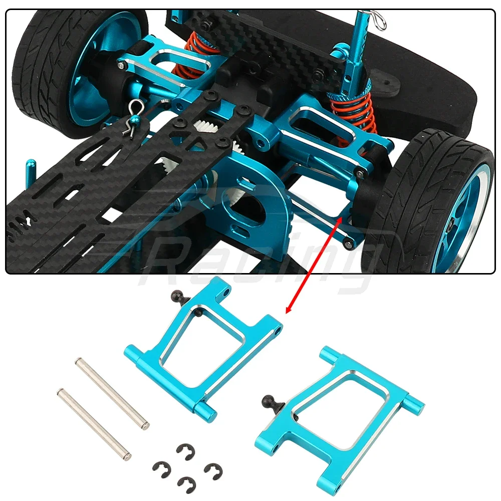 Tamiya TT01 komplet metalowy zestaw części zamienne wałek napędowy CVD ramię zawieszenia Diff misk układ kierowniczy do samochodu TT01 1/10 RC