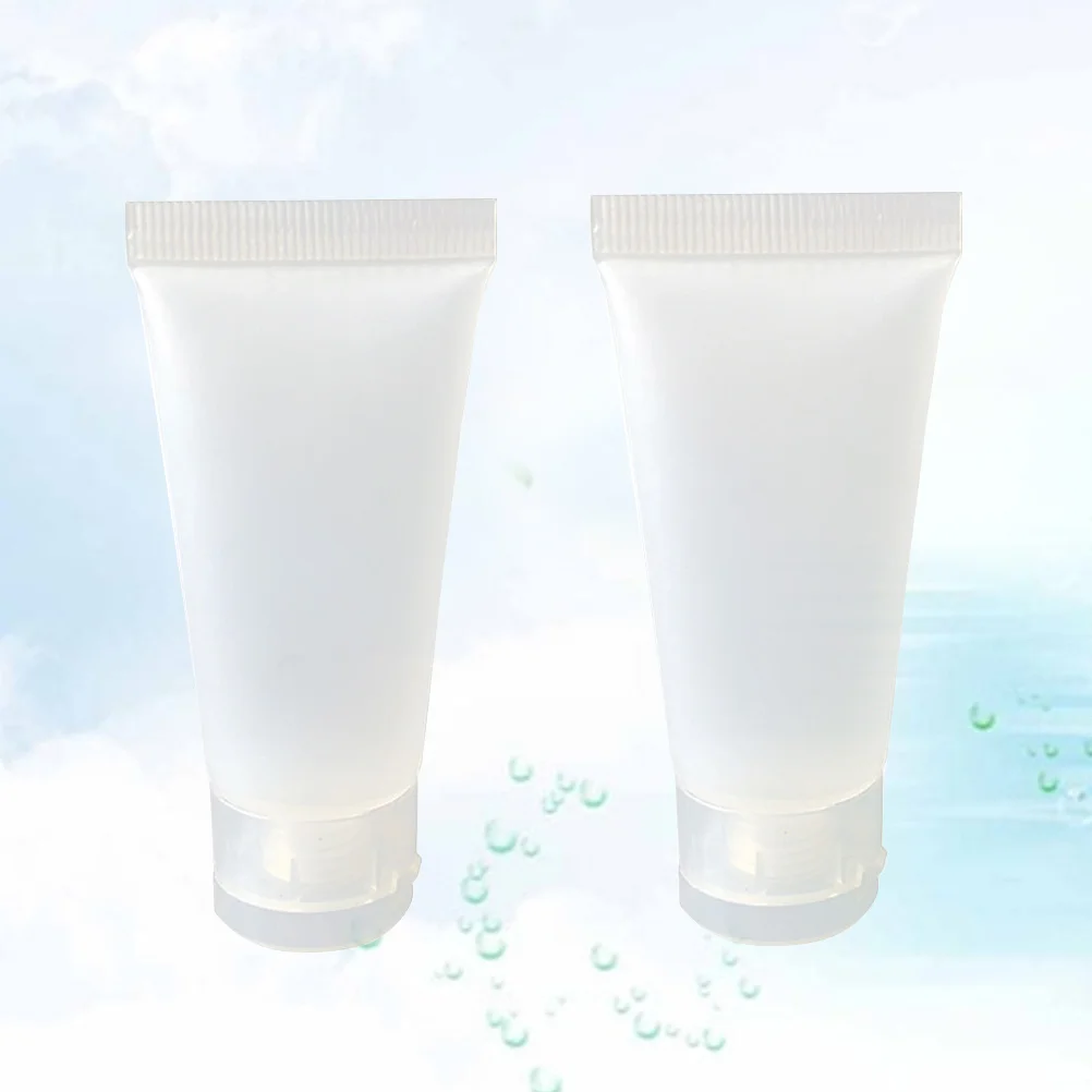 10 stücke 50 ml Reise Flaschen Nachfüllbare Squeeze Container Für Shampoo Lotion Gesicht Waschen Körper Waschen Sonnencreme Creme Hautpflege werkzeuge