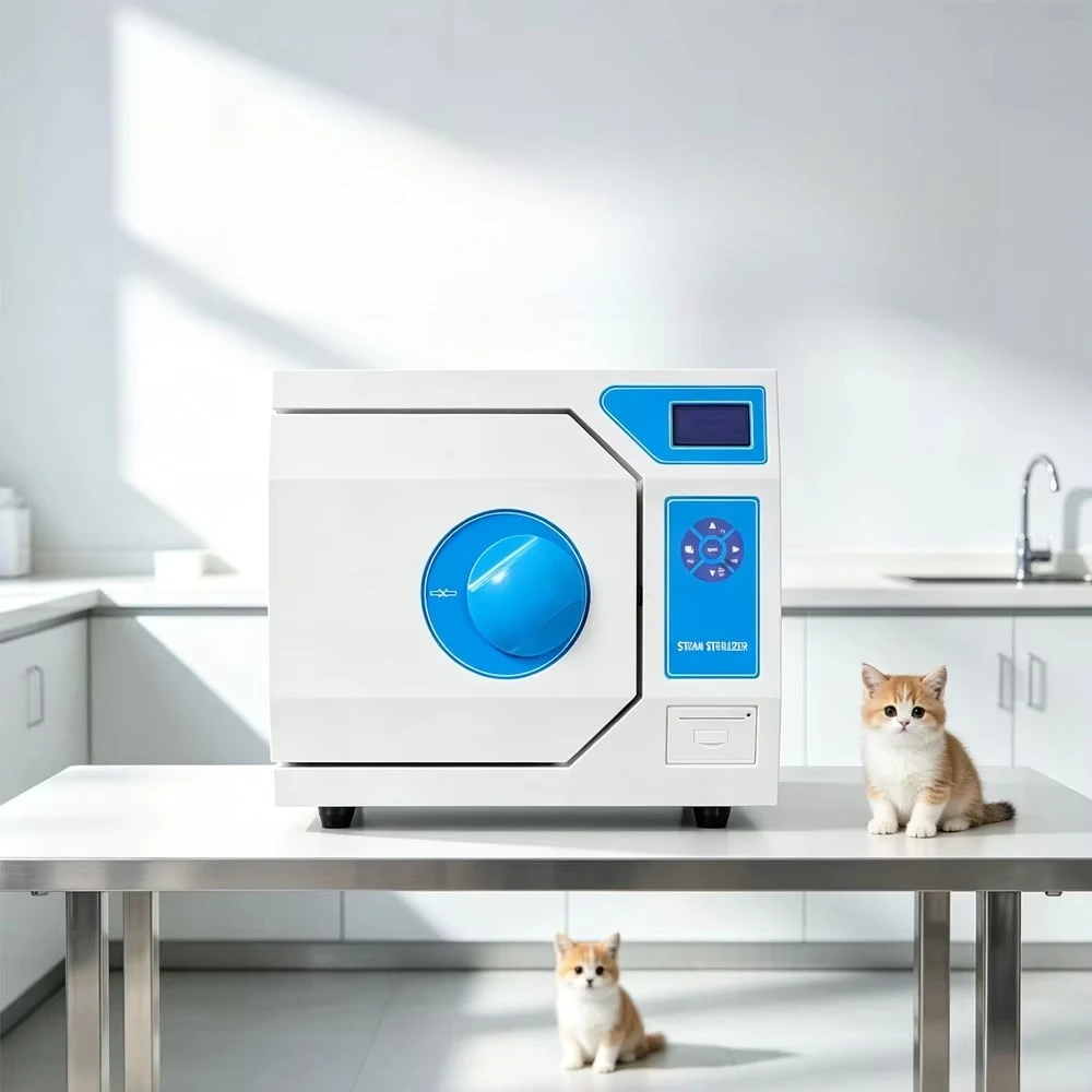 Veterinary Equipment Class B Tabletop Steam Autoclave Pre Vacuum Sterilizer Su/rgical Instrument Sterilizer D/ental C/linic