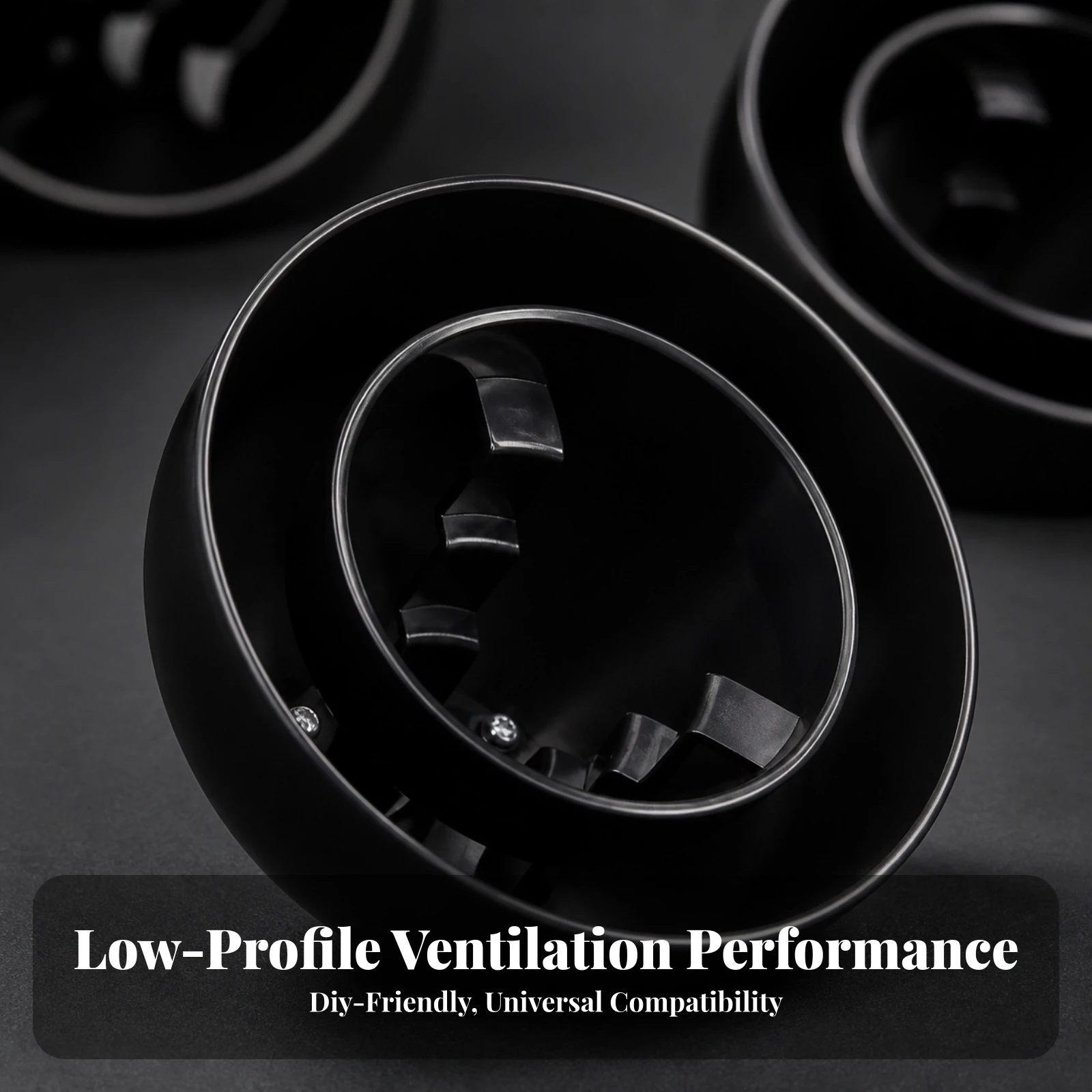 4 Pieces PVC Roof Flue Vent Cap Sturdy Roof Vent Cap with Hemispherical Dome Air Movement-Friendly Sleek