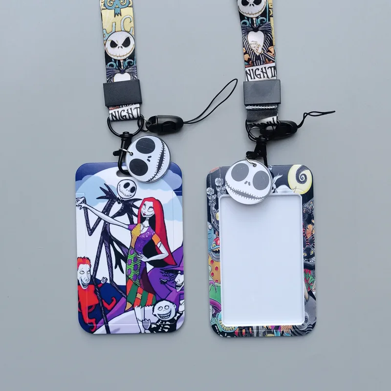 Держатель для карт на Хэллоуин, рождественский ремешок на шею для ключей, удостоверения личности, ремни для телефона, веревка, брелок для ключей, аксессуары, праздничный подарок