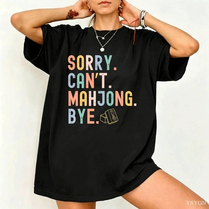 Women Sorry Can Not Reading Bye Graphic T Shirt Rainbow Letter Print Short Sleeve Tops Cotton Ladies Tees Book Lover Tee