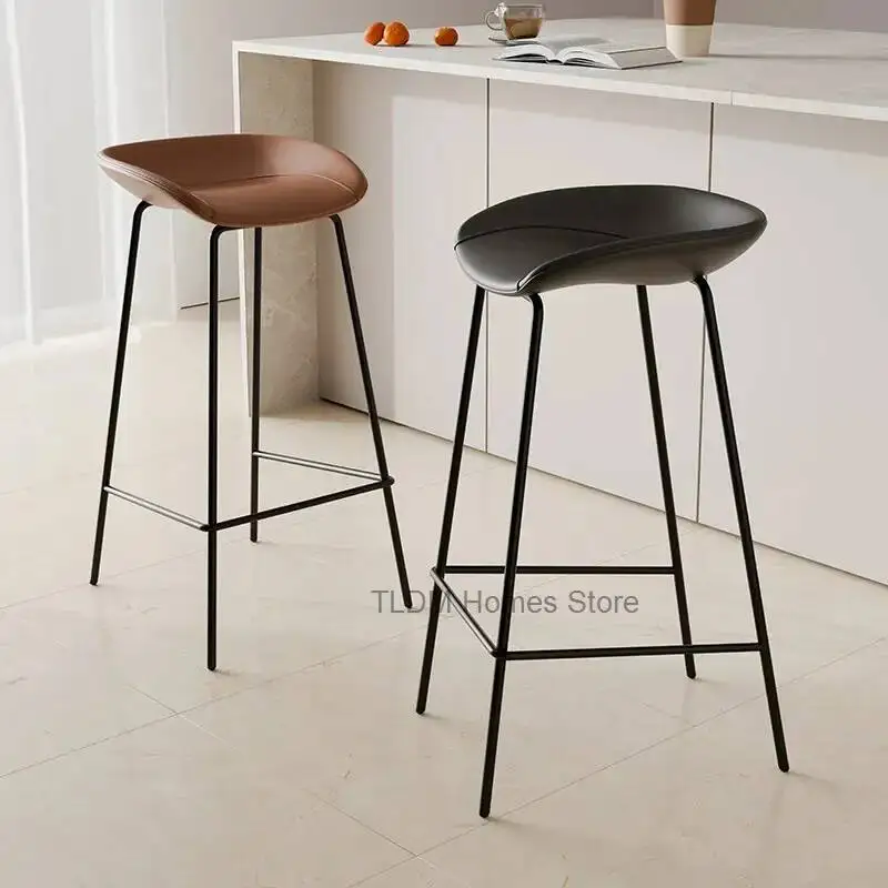 Silla de Bar Quinceañera Ilots, Silla de Bar Móvil de Nogal para Encimera, Silla de Bar Vintage para Fiestas, Sillas para Barra Alta, Muebles de Bar