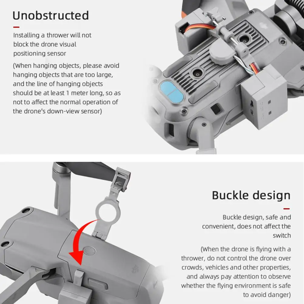 Airdrop System Drone Thrower Air Dropping Device Wedding Ring Gift Transporting Compatible For Dji   Air 2s / Air 2