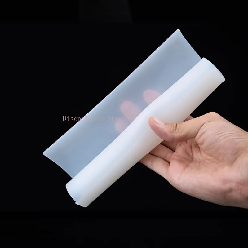 Thick 0.5~5mm Transparent Silicone Rubber Sheet Plate Shock-absorbing Mat Sealing Flat Gasket Silicone Film 50x50mm~500x1000mm