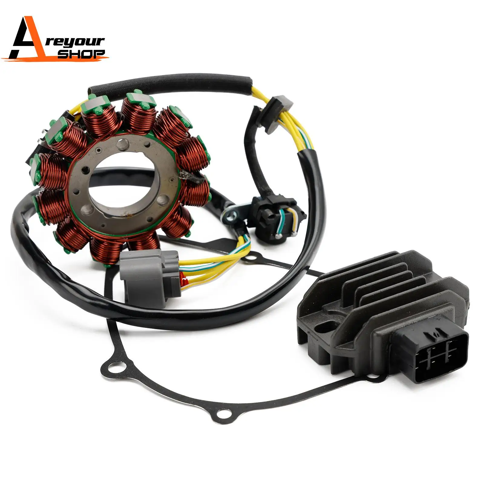 

СТАТОР + РЕГУЛЯТОР ВЫПРЯМИТЕЛЬ + ПРОКЛАДКА ДЛЯ KAWASAKI KX250F KX 250F 2011 2012