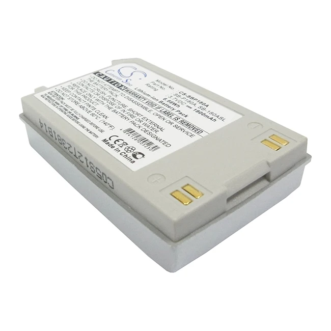 Cameron sino 1800mAh Battery For Samsung SC-X220L  SC-X205WL  SC-MM12BL  SC-MM11BL  SC-MM10BL SB-180ASL  SB-P180A  SB-P180AB