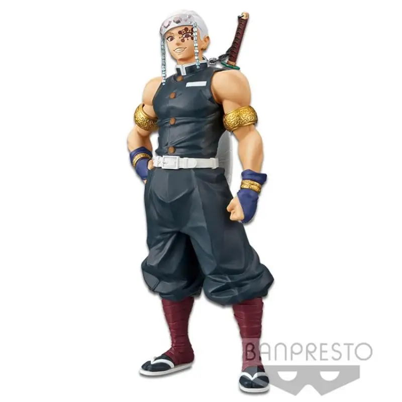 Originale BANDAI Banpresto Demon Slayer attrezzatura per il taglio Uzui Tengen PVC Anime Figure Action Figures Model Toys muslimb