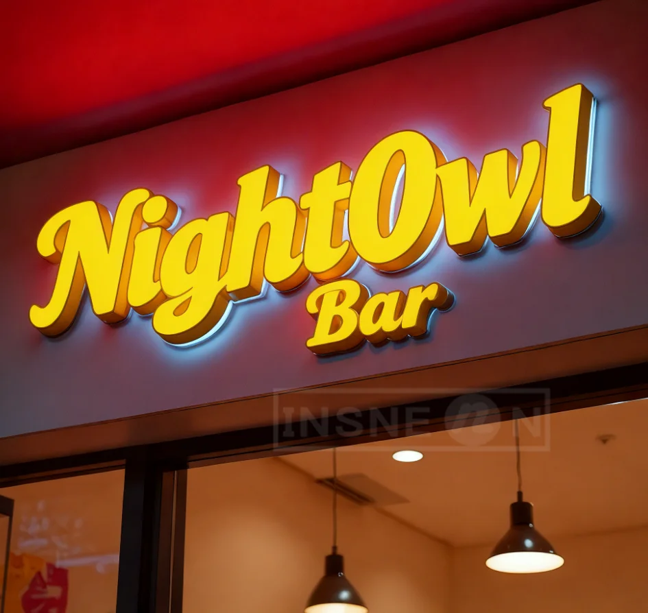 Custom Neon Sign Led Letters Luminous Logo Business Signage Label Large Metal Signs Light Letter Labels English Wall Brand 3d