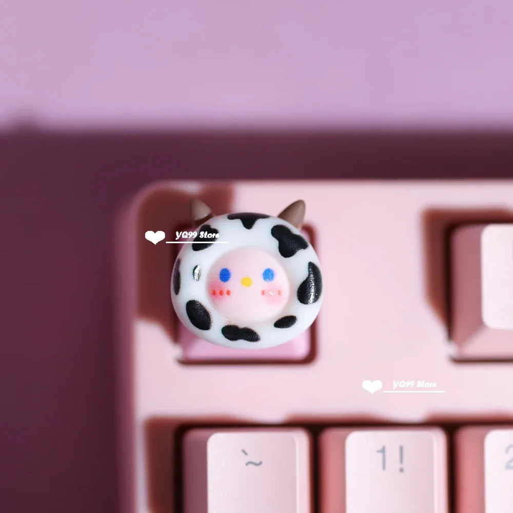 Personalized keycaps pink Kawaii Three-dimensional mechanical keyboard keycap Custom Artisan PBT ESC Keycap Accessories