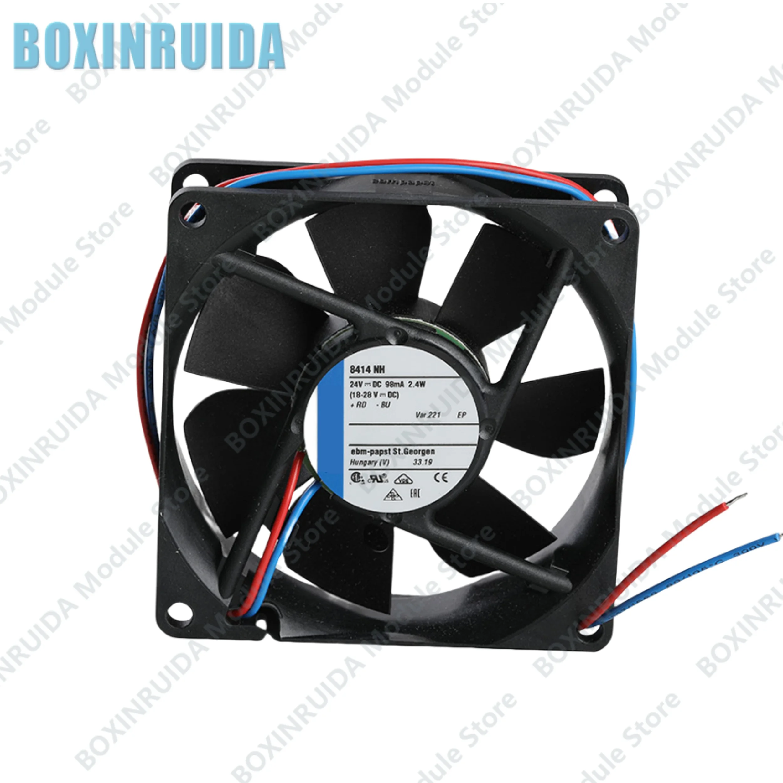 Brand new original 8414NH Fan 8025 2.4W 24V low-noise frequency converter fan