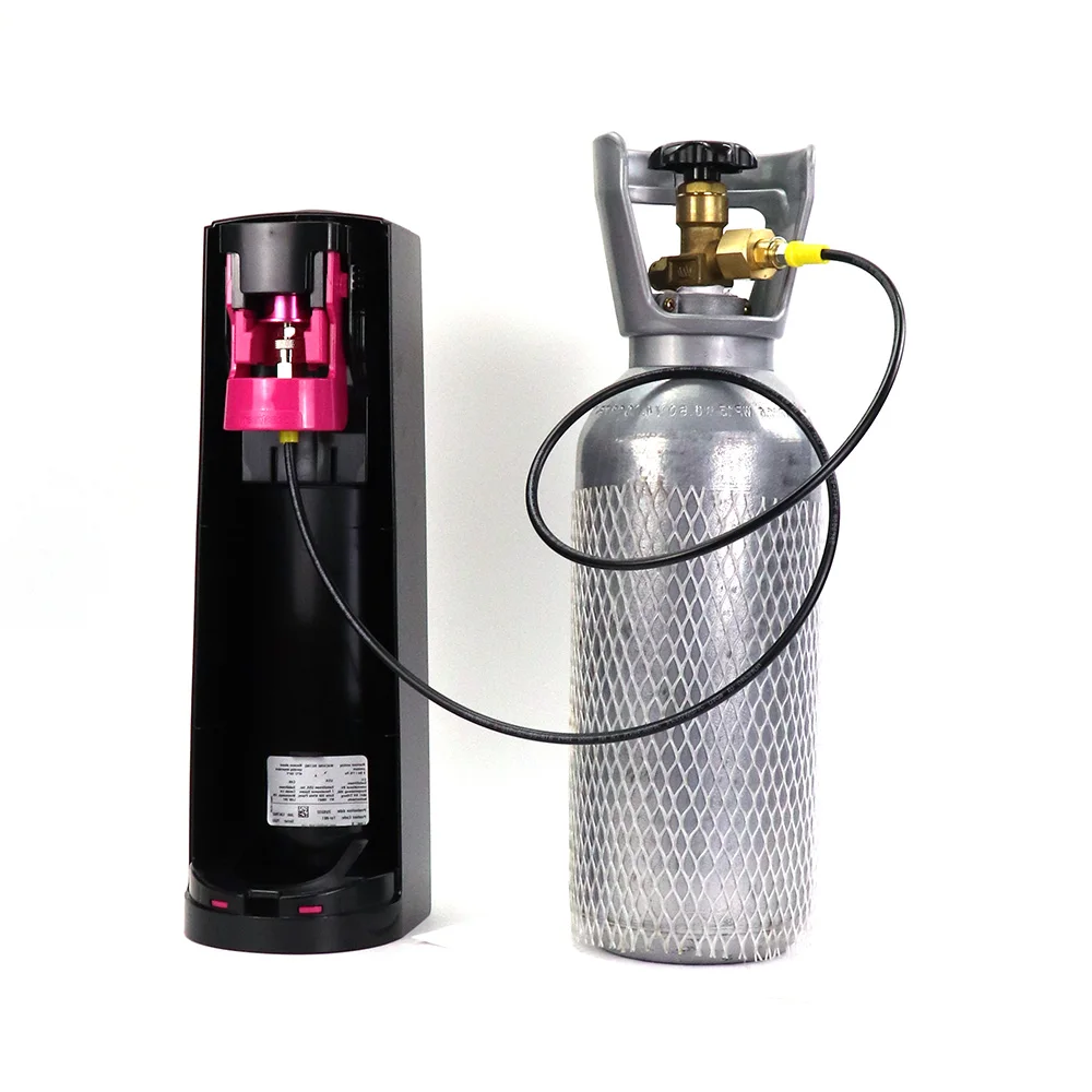 Nieuwe SODA Terra DUO Art Naar Externe Co2 Tank Vul Adapter Slang Kit Fit Sodastream Met W21.8-14 Of CGA320 G3/4 Connector