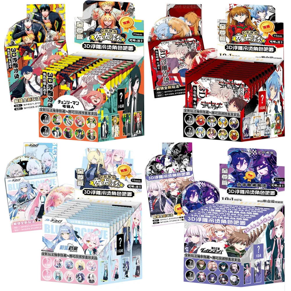 

Значок с периферийными устройствами японского аниме, 3D рельефный дизайн, жесть для косплея, сумка, брошь, орнамент, сюрприз, подарки на день рождения для мальчиков и девочек