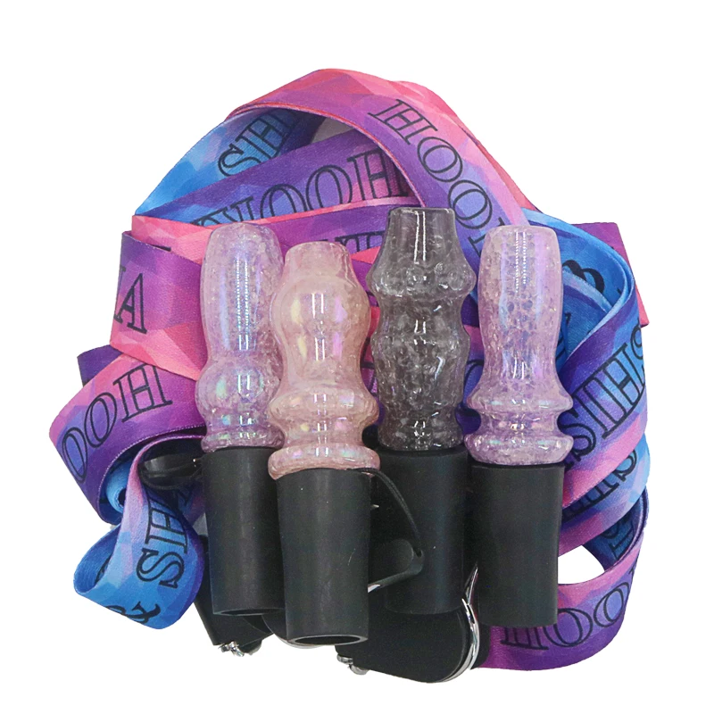 1pc Hookah Mouthpieces Water Hookah For Sheesha Chicha Narguile Shisha Silicone Hang Rope Strap Resin Hookah Mouthpieces