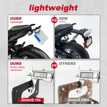 6 best sales Suporte de placa traseiro bmw f900 r - №2