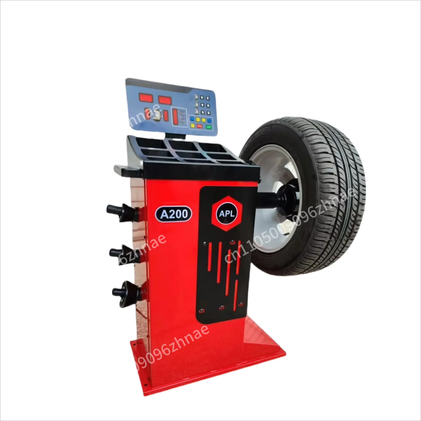 Manual input automotive four-wheel positioning tire balancer LED display 1g accuracy 1000mm maximum wheel diameter
