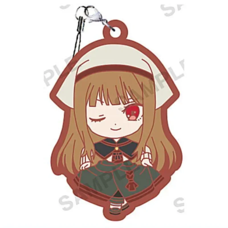 ญี่ปุ่น Bushiroad Gashapon แคปซูลของเล่นหมาป่าและเครื่องเทศจี้ยางจี้ Series Two