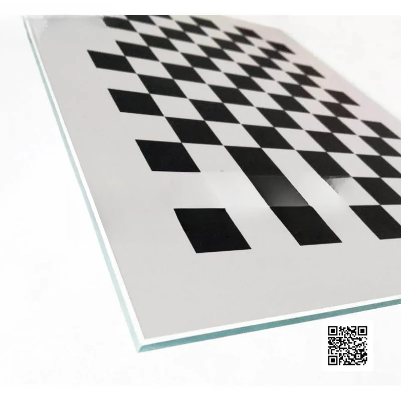 Checkerboard Alumina Calibration Plate Diffuse Reflection Opacity Square Array 12*9Mm Check Visual Optical Correction Board