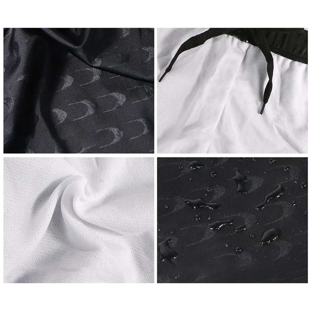 Men Quick-dry Swim Trunks Mid-rise Inner Drawstring Swim Shorts Sports Swimwear