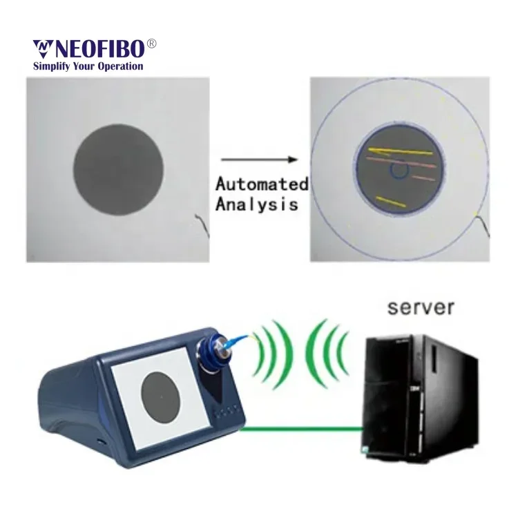 Neofibo AC400 AutoCheck integrated fiber endface inspector optical fiber endface microscope inspector