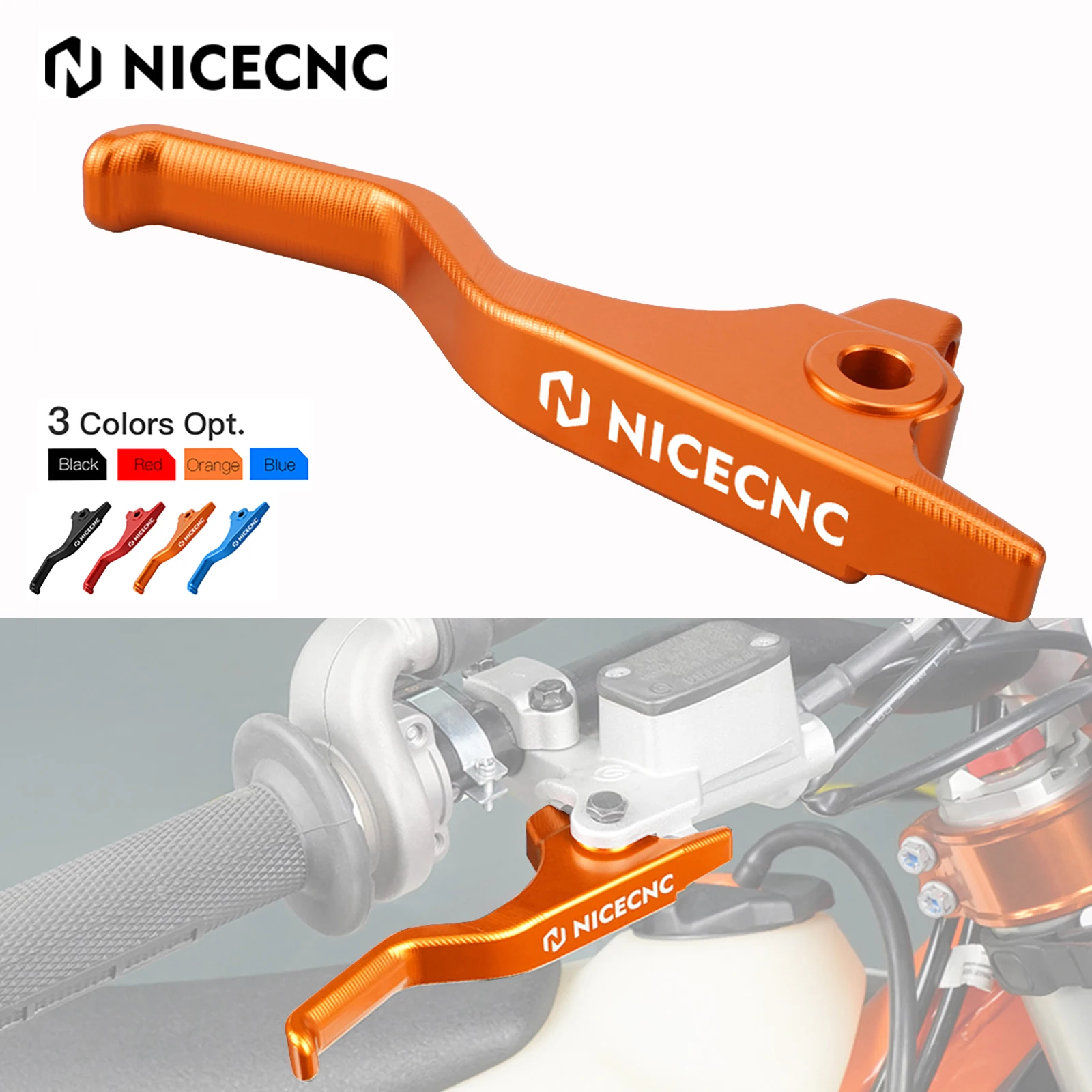 

NICECNC For KTM 125 250 300 350 380 400 450 500 EXC EXCF SX SXF XC XCF XCW 2014-2024 CNC Short Brake Lever Aluminum Motocross