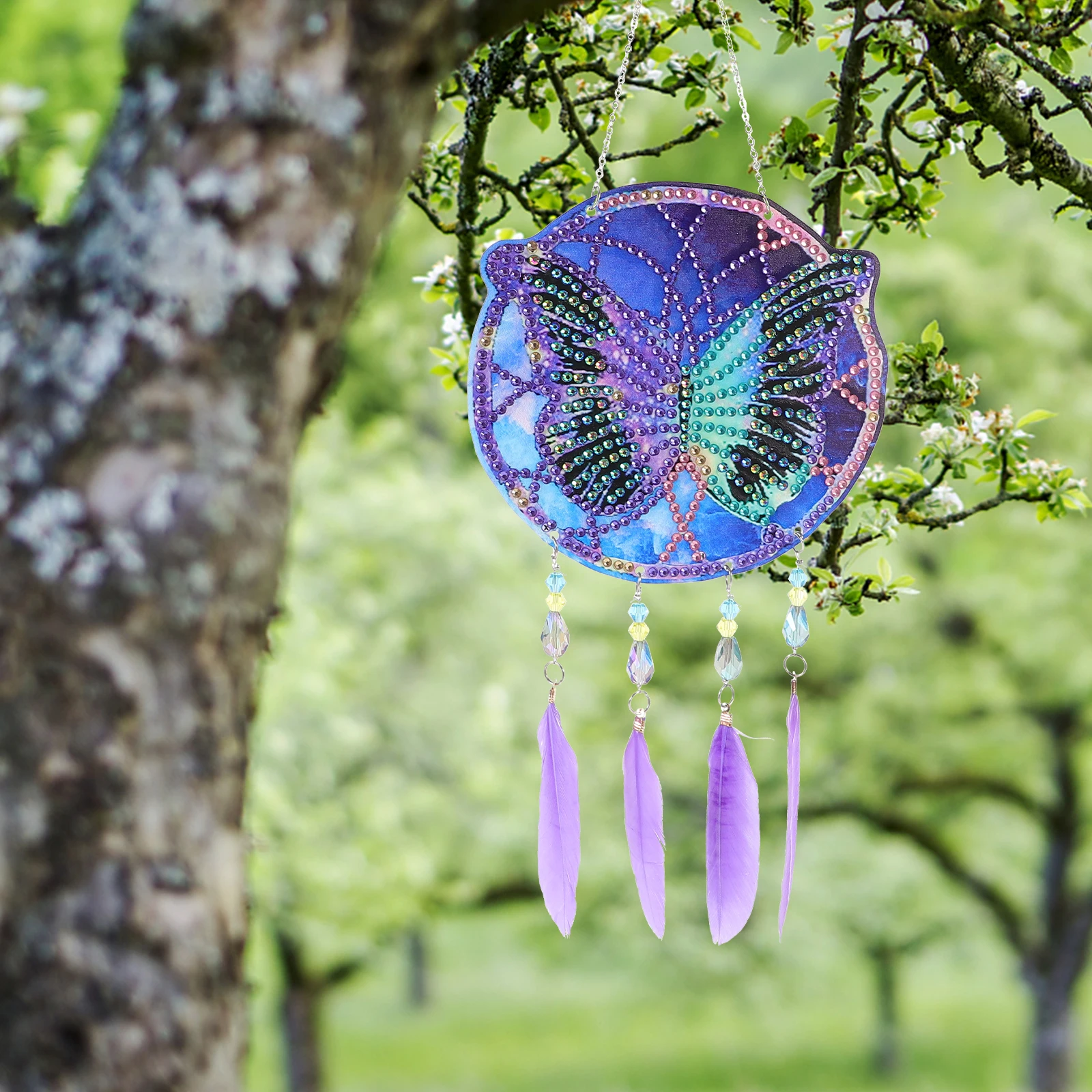 

DIY Acrylic Wind Chime Dream Catcher Hang Decor Great Workmanship Perfect Gift Bedroom Decor Women Room