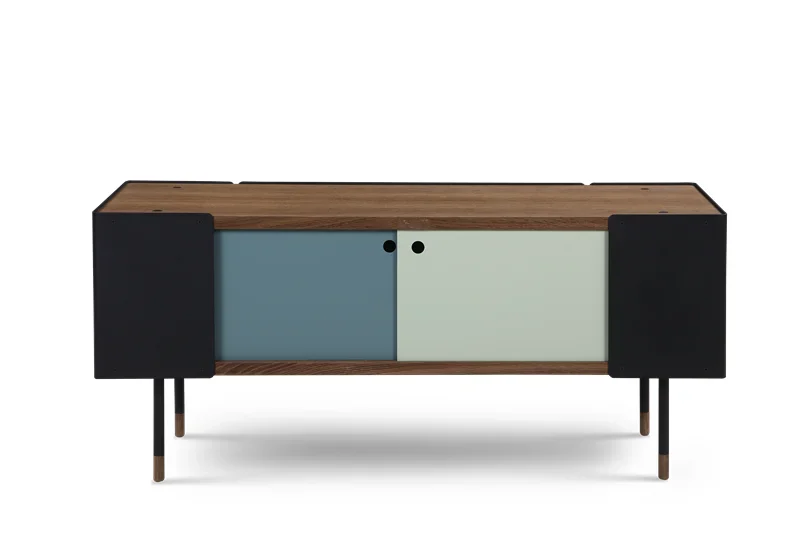 FD Nordic modern simple home small apartment TV Nordic audio-visual cabinet storage side cabinet locker