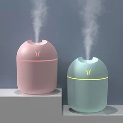 2023 New Humidificador Mini Air Humidifier Aroma Essential Oil Diffuser Portable Humidifier for Home Car USB with LED Night Lamp