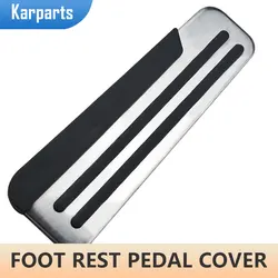 Stainless Steel Car Dead Pedal Foot Rest Pedal Cover for Nissan March Maxima Juke Pulsar X-trail Qashqai Leaf Sunny for Infiniti