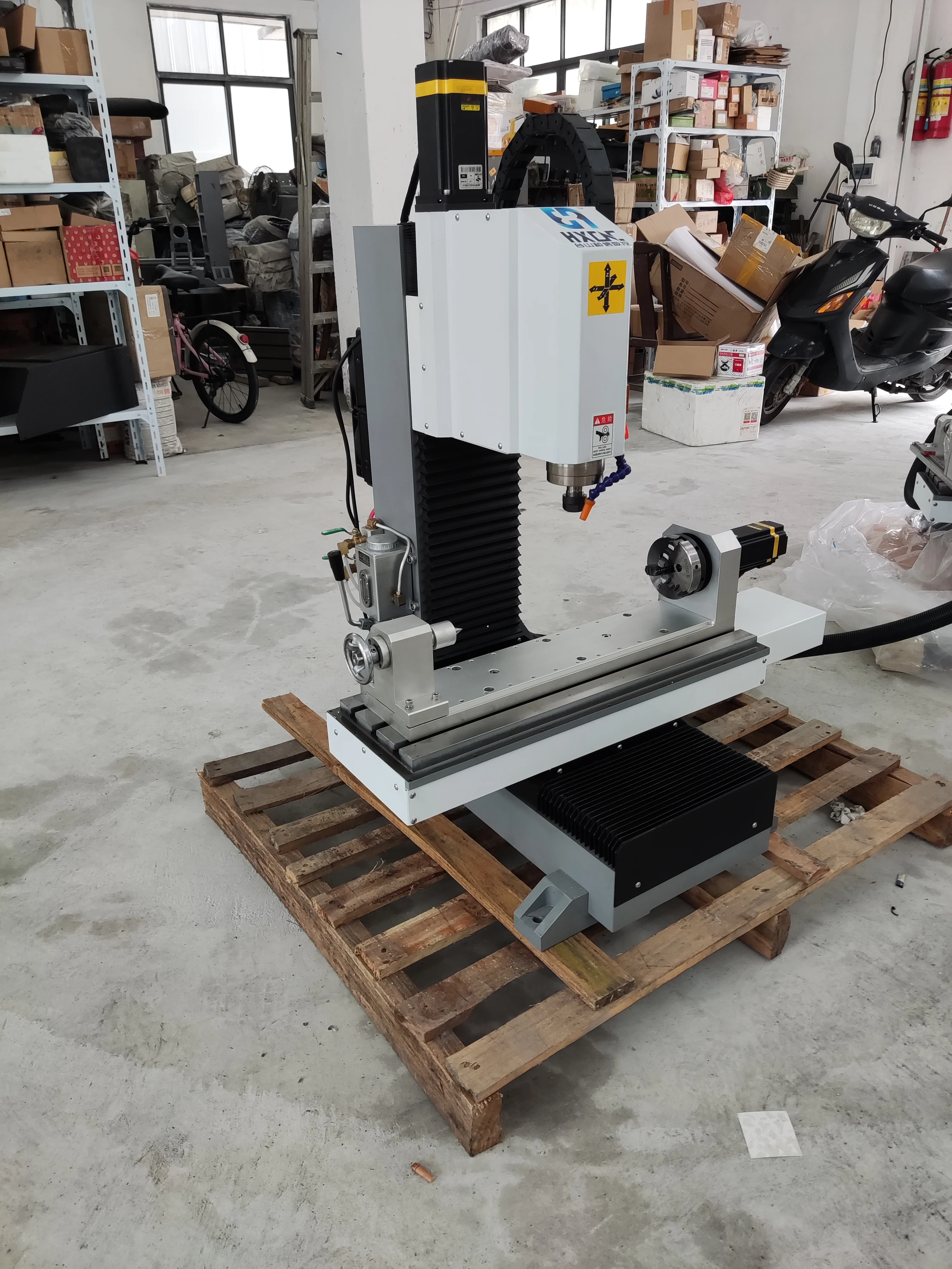 Steel Engraving Cutting Machine Full Cast Iron 4020 3/4/5Axis CNC Router Cutter Engraver 1.5/2.2/3.5KW Z Axis 300mm Cutting Tool