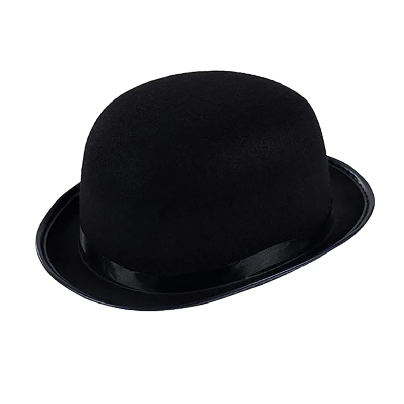 Fashion Hat Magician for Magician Costume Performances Theatrical Plays Musicals Flat Hats Adult Teens