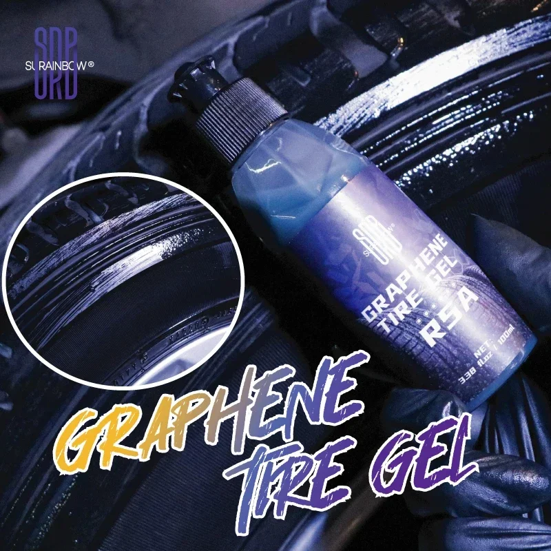 NEW Graphene Tire Gel,Long Lasting Tire Dressing,Oil-Based Tire Gel , Tire Dressing; Great for Tire Lasting Shine Protection.