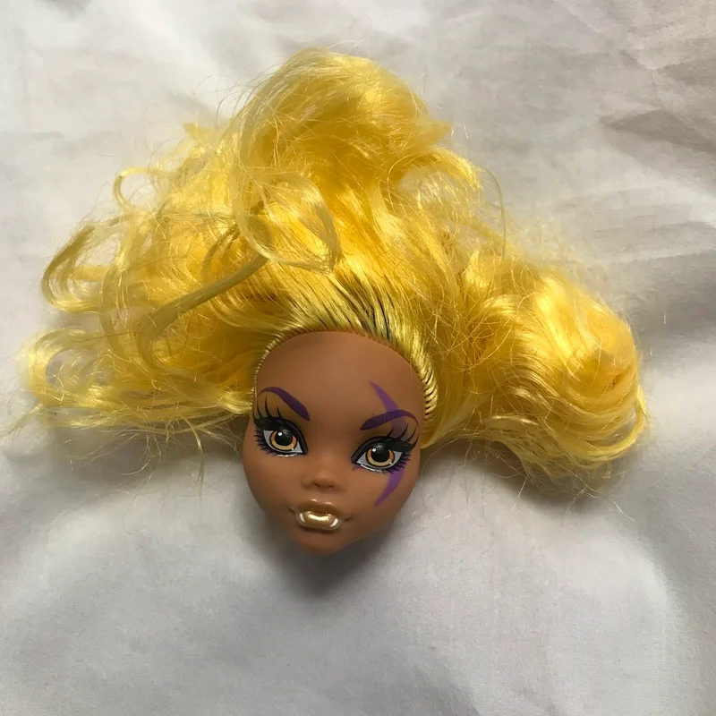 Monster Toys High School Female Doll Head DIY Accessories Doll Head with Makeup Girl Toys Gift