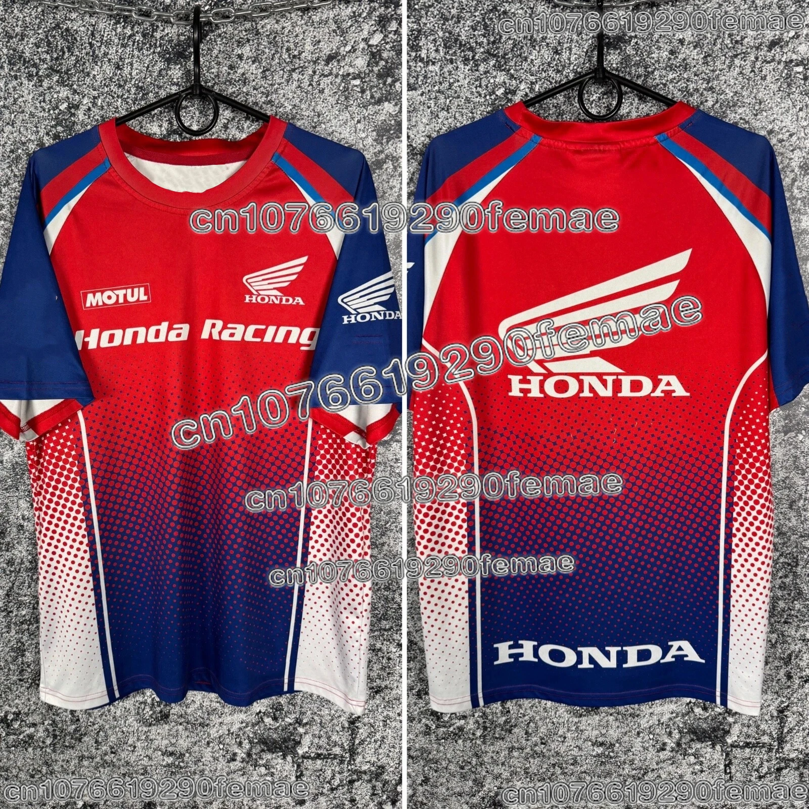 2025 هوندا موتو سباق تي شيرت فريق مروحة تذكارية جيرسي سريعة الجافة مريحة الصيف ملابس رياضية خارجية غير رسمية #1