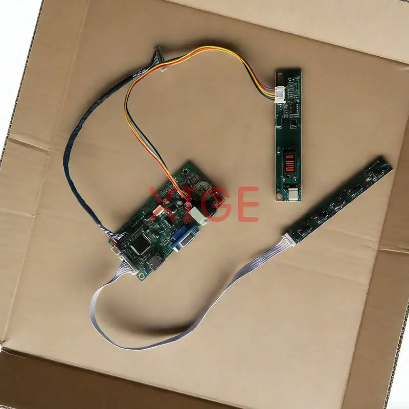 For QD12TL01 QD12TL02 LP121WX1 LTD121EXVV LCD Screen Drive Controller Board DIY Kit 1-CCFL 1280*800 20Pin LVDS 1280x800 VGA+HDMI