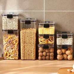 Sealed Jar High Quality Plastic Container Grain Storage Box Large Capacity Refrigerator Cabinet Storage Tank Moisture Proof New