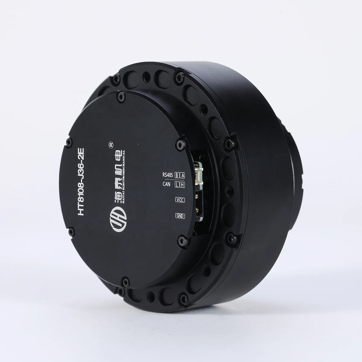 40NM DC Gear Motor Planetary Gearbox Motor HT8108-J36-2E High Torque with Dual Encoder FOC Vector Control Compact CNC Automation