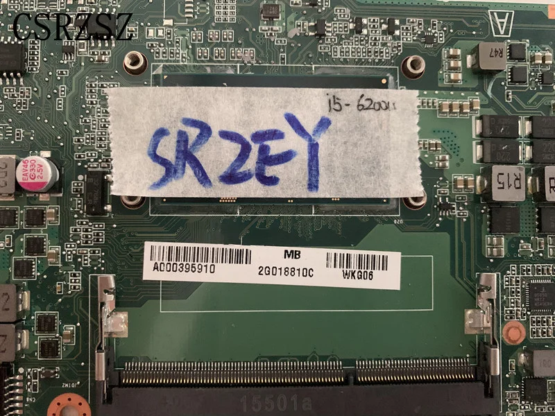 Imagem -03 - para Toshiba Satélite P50 P55t P55t-c Computador Portátil Placa-mãe com Processador I56200u A000395910 Dablydmb8e0 100 Teste ok