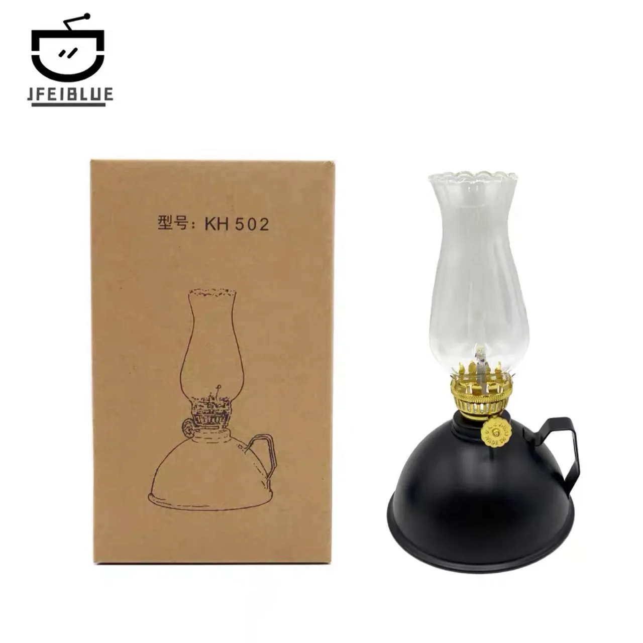 Retro Classical Camping Lamp 20cm H, European Style Small Horse Lantern Hand‑held Tent Atmosphere Light for Outdoor Camping