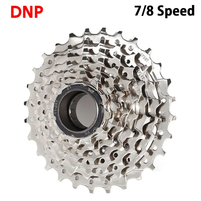 DNP 7 Speed 8 Speed MTB Bikes Cassette 11-28T 32T Freewheel Folding Tower Wheel Multiple Mountain Bicycle Cycling Sprocket Parts