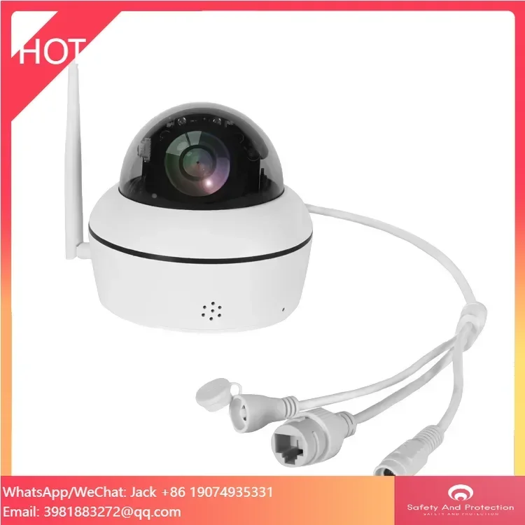 

Motorized 5X Optical Zoom Metal Speed Dome PTZ WIFI Camera Waterproof Night Vision 2MP 5MP Ip Network Cctv Surveillance Camera