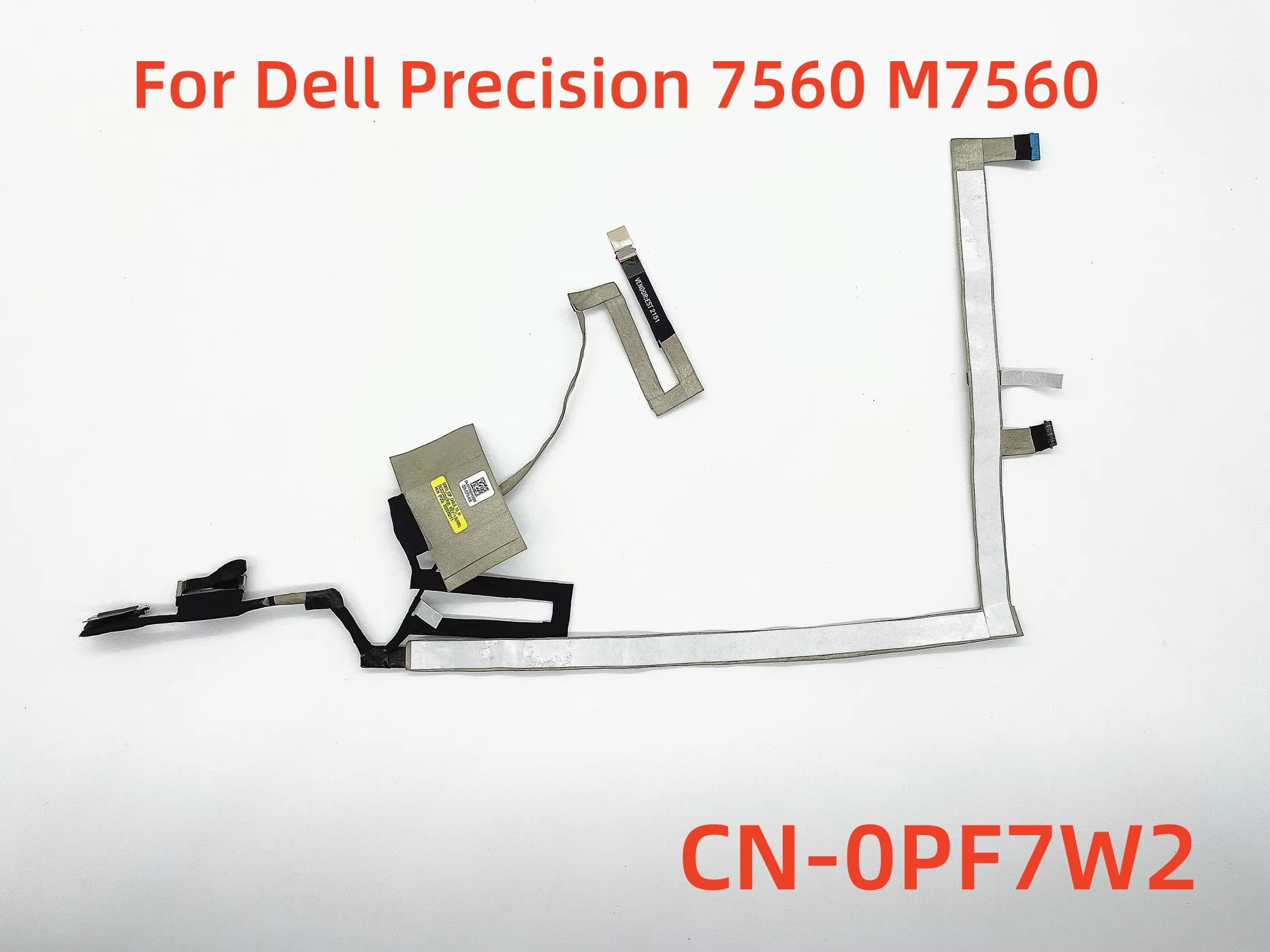 NEW Original For Dell Precision 7560 M7560 LAPTOP 4K LCD LVDS DISPLAY FLEX CABLE GDB55_EDP_TS_IR PF7W2 0PF7W2 DC02C00SR00