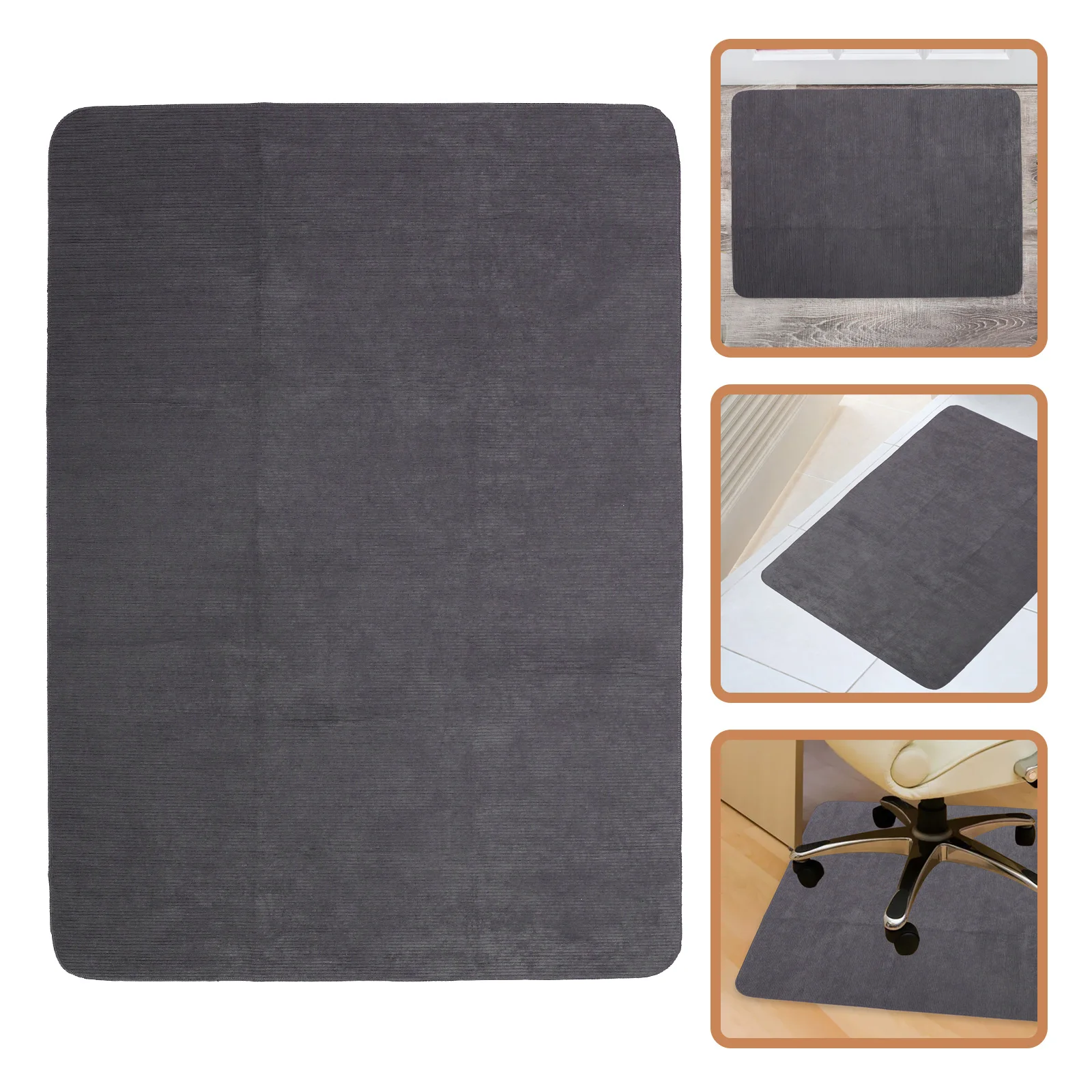 

Non-Slip Desk Self-Adhesive Easy Cuttable Carpet Hardwood Protective Computer Gaming Mat For Office Chair On Hardwood Floor