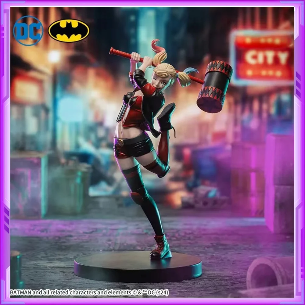 Original SEGA DC ACT CUT PM Harley Quinn PVC Anime Figures Action Figure Model Toys Christmas Gifts