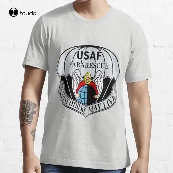 Usaf Para Rescue Special Forces Logo T-Shirt Tee Shirt Custom Aldult Teen Unisex Digital Printing Fashion Funny New Xs-5Xl
