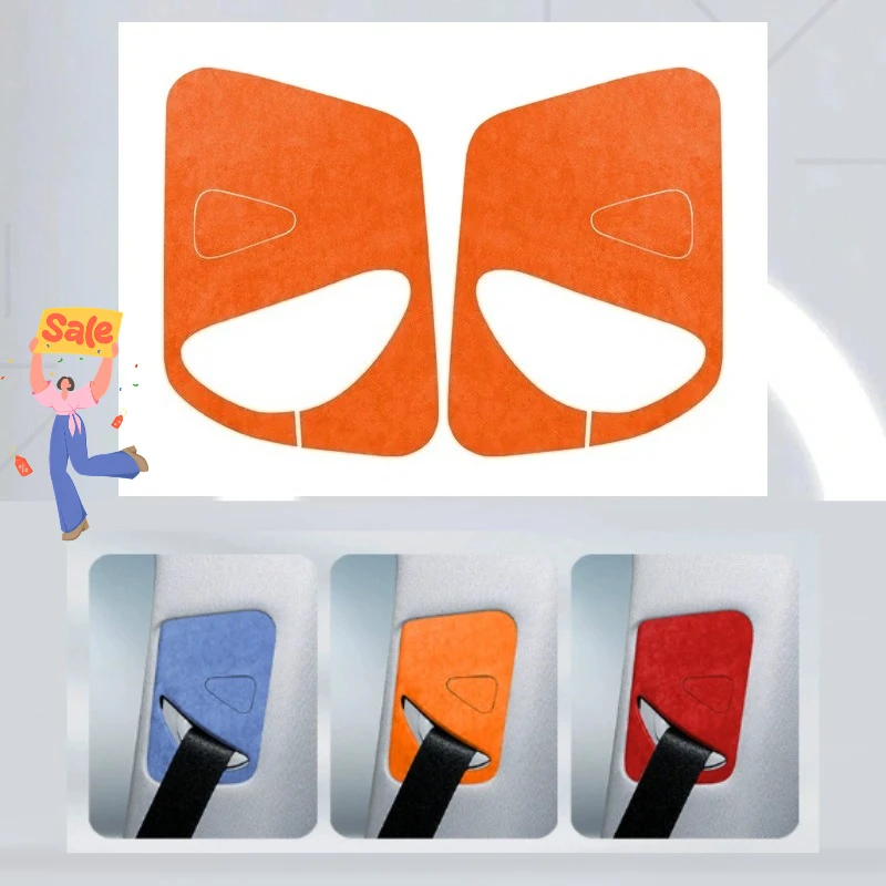 

Seat Belt Adjustment Panel for Tesla Model Y Juniper 2025 Alcantara Suede Ultra Thin Sticker Decoration Interior Accessories