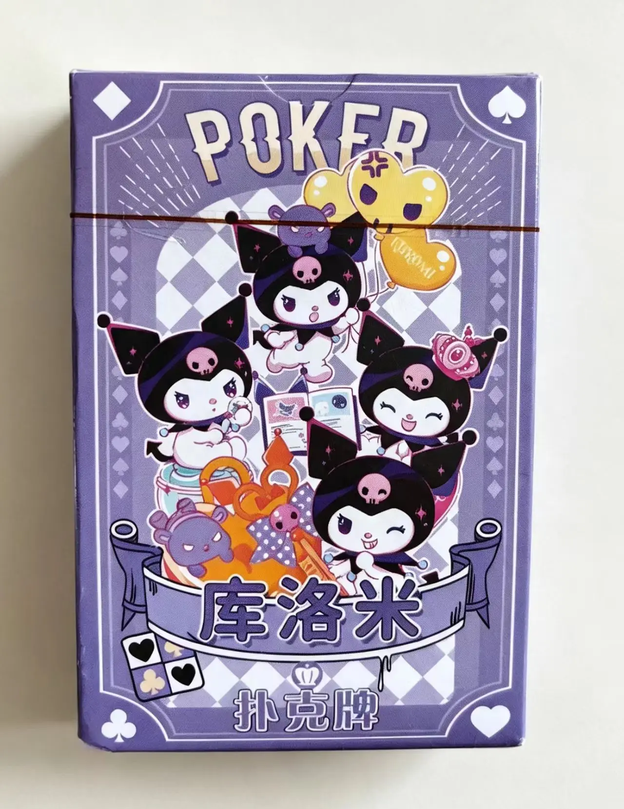 Sanrio Spielkarten Poker Brettspiele Niedliche Cartoon-Figuren Kuromi My Melody Cinnamoroll Pochacco Pompom Purin Hello Kitty Kinderspielzeug Kartenspiel – Detail 11