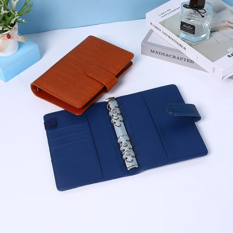 A5/A6 Crocodile Budget Planner Cash Envelope Binder With Budget Envelopes A6 Binder Pockets Cash Envelope Wallet For Budgeting