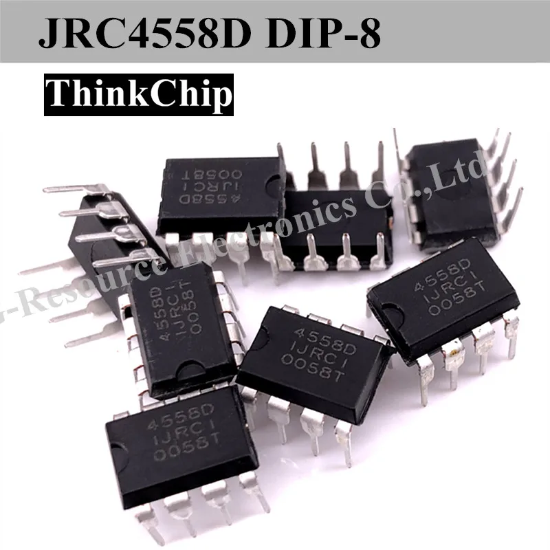 (50pcs) JRC4558D DIP-8 Operational amplifier JRC 4558D DIP